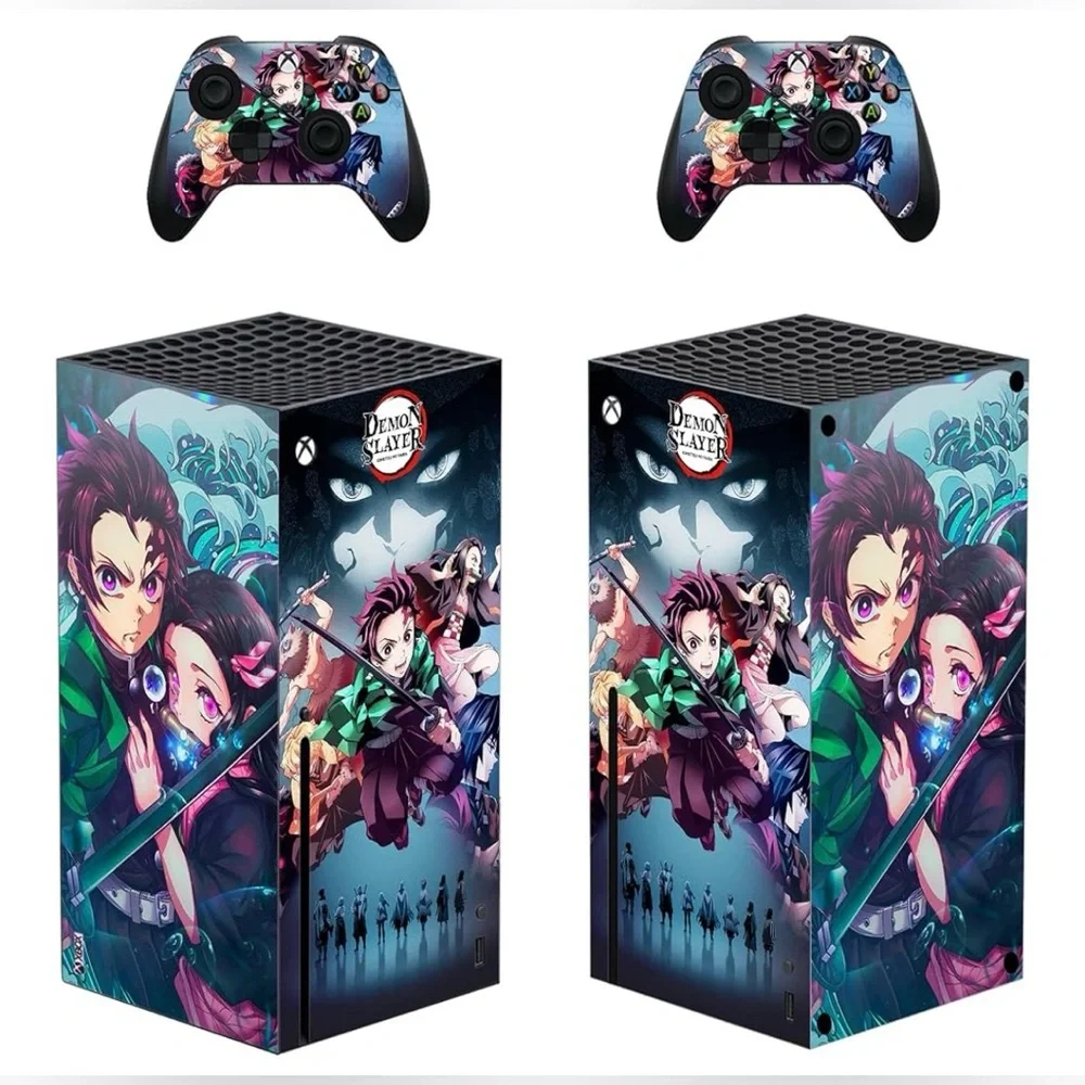 NEW XB Series X Skin Console Controllers Skin Anime Vinyl Sticker Decal Wrap X